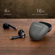 4smarts TWS Bluetooth Headphones Pebble - безжични Bluetooth слушалки с микрофон за мобилни устройства (черен) 6
