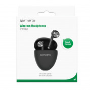 4smarts TWS Bluetooth Headphones Pebble - безжични Bluetooth слушалки с микрофон за мобилни устройства (черен) 10