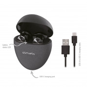 4smarts TWS Bluetooth Headphones Pebble - безжични Bluetooth слушалки с микрофон за мобилни устройства (черен) 2