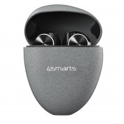 4smarts TWS Bluetooth Headphones Pebble - безжични Bluetooth слушалки с микрофон за мобилни устройства (светлосив) 3