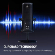 Elgato Wave:3 Premium USB Condenser Microphone - професионален настолен USB микрофон за запис и стрийминг (черен) 14