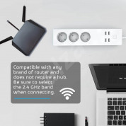 Meross Smart WiFi Power Strip 3 AC + 4 USB Ports - смарт WiFi разклонител с 3 гнезда и 4 USB изхода за Android и iOS (бял) 7