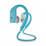 JBL Endurance JUMP - водоустойчиви спортни Bluetooth слушалки с микрофон за мобилни устройства (светлосин) 
