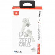 JBL Tune 215TWS - безжични Bluetooth слушалки с микрофон за мобилни устройства (бял)  7