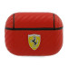 Ferrari On Track PU Carbon Leather Case - кожен кейс за Apple Airpods Pro (червен) 1