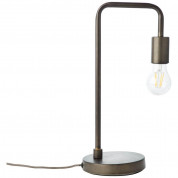 Brilliant Table Lamp Fila - настолна винтидж лампа (кафяв) 1