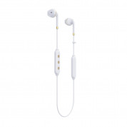 Happy Plugs Wireless II Earbuds - безжични Bluetooth слушалки с микрофон за мобилни устройства (бял)  1