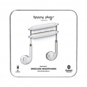 Happy Plugs Wireless II Earbuds - безжични Bluetooth слушалки с микрофон за мобилни устройства (бял)  3