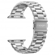 Spigen Modern Fit Band - стоманена каишка за Apple Watch 38мм, 40мм (сребрист) 4
