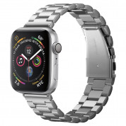 Spigen Modern Fit Band - стоманена каишка за Apple Watch 38мм, 40мм, 41мм (сребрист)