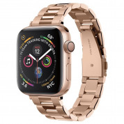 Spigen Modern Fit Band - стоманена каишка за Apple Watch 38мм, 40мм (розово злато)