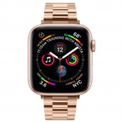Spigen Modern Fit Band - стоманена каишка за Apple Watch 38мм, 40мм (розово злато) 2