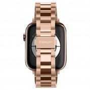 Spigen Modern Fit Band - стоманена каишка за Apple Watch 38мм, 40мм (розово злато) 4
