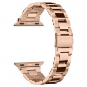 Spigen Modern Fit Band - стоманена каишка за Apple Watch 38мм, 40мм, 41мм (розово злато) 1