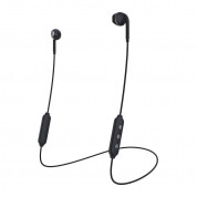 Happy Plugs Wireless II Earbuds - безжични Bluetooth слушалки с микрофон за мобилни устройства (черен)  2