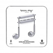 Happy Plugs Wireless II Earbuds - безжични Bluetooth слушалки с микрофон за мобилни устройства (тъмносив)  3