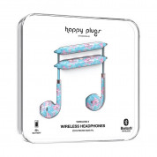 Happy Plugs Wireless II Earbuds - безжични Bluetooth слушалки с микрофон за мобилни устройства (пъстър)  4