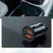 Baseus 5in1 Vehicle Bracket Wireless Charger 10W (WXHW01-B01) - поставка за радиатора и таблото на кола с безжично зареждане за Qi съвместими смартфони (черен) 11