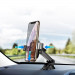 Baseus Smart Vehicle Bracket Wireless Charger (WXZN-B01) - поставка за таблото и стъклото на кола с безжично зареждане за Qi съвместими смартфони (черен) 11