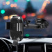 Baseus Smart Vehicle Bracket Wireless Charger (WXZN-B01) - поставка за таблото и стъклото на кола с безжично зареждане за Qi съвместими смартфони (черен) 14