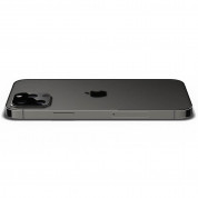 Spigen Optik Lens Protector - комплект 2 броя предпазни стъклени протектора за камерата на iPhone 12 Pro Max (черен) 6