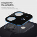 Spigen Optik Lens Protector - комплект 2 броя предпазни стъклени протектора за камерата на iPhone 12 mini (черен) 2