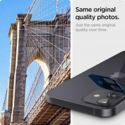 Spigen Optik Lens Protector - комплект 2 броя предпазни стъклени протектора за камерата на iPhone 12 mini (черен) 4