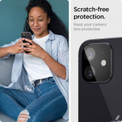 Spigen Optik Lens Protector - комплект 2 броя предпазни стъклени протектора за камерата на iPhone 12 mini (черен) 5