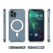 HR Clear Magnetic Case MagSafe - хибриден удароустойчив кейс с MagSafe за iPhone 12 mini (прозрачен)  3