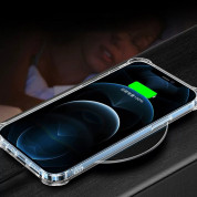 HR Clear Magnetic Case MagSafe - хибриден удароустойчив кейс с MagSafe за iPhone 12 mini (прозрачен)  10