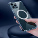 HR Clear Magnetic Case MagSafe - хибриден удароустойчив кейс с MagSafe за iPhone 12 mini (прозрачен)  8