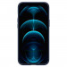 Spigen Liquid Air Case - силиконов (TPU) калъф с висока степен на защита за iPhone 12, iPhone 12 Pro (тъмносин) 3