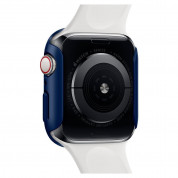 Spigen Thin Fit Case - качествен твърд кейс за Apple Watch 44мм (син) 6