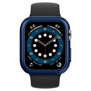 Spigen Thin Fit Case - качествен твърд кейс за Apple Watch 44мм (син) 4