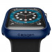 Spigen Thin Fit Case - качествен твърд кейс за Apple Watch 44мм (син) 4