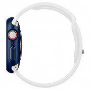Spigen Thin Fit Case - качествен твърд кейс за Apple Watch 44мм (син) 5