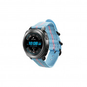 Samsung Premium Nato Band GP-R600BREECAF - оригинална кожена каишка за Samsung Galaxy Watch и всеки часовник с 20мм захват (син)