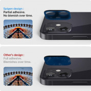 Spigen Optik Lens Protector - комплект 2 броя предпазни стъклени протектора за камерата на iPhone 12 (черен) 3