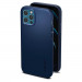 Spigen Thin Fit Case - качествен тънък матиран кейс за iPhone 12, iPhone 12 Pro (син) 8