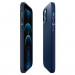 Spigen Thin Fit Case - качествен тънък матиран кейс за iPhone 12, iPhone 12 Pro (син) 6