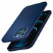 Spigen Thin Fit Case - качествен тънък матиран кейс за iPhone 12, iPhone 12 Pro (син) 7