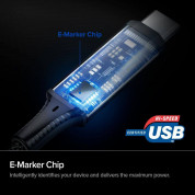 Spigen PB1800 PowerArc Wire 100W USB-C to USB-C - USB-C към USB-C кабел за устройства с USB-C порт (100 см) (черен)  5