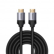 Baseus Enjoyment Series 4K HDMI Male To HDMI Male Cable (CAKSX-E0G) - 4K HDMI към HDMI кабел (500 см) (тъмносив)