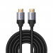 Baseus Enjoyment Series 4K HDMI Male To HDMI Male Cable (CAKSX-E0G) - 4K HDMI към HDMI кабел (500 см) (тъмносив) 1