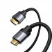 Baseus Enjoyment Series 4K HDMI Male To HDMI Male Cable (CAKSX-E0G) - 4K HDMI към HDMI кабел (500 см) (тъмносив) 5