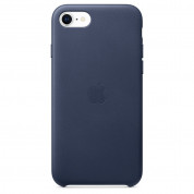 Apple iPhone SE2 Leather Case (Midnight Blue) 2