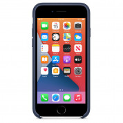 Apple iPhone SE2 Leather Case (Midnight Blue) 4