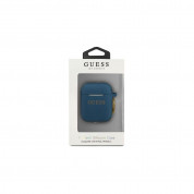 Guess Airpods Silicone Glitter Case (blue) 2