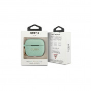 Guess Airpods Pro Silicone Glitter Case (green) 3