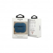 Guess Airpods Pro Silicone Glitter Case (blue) 3